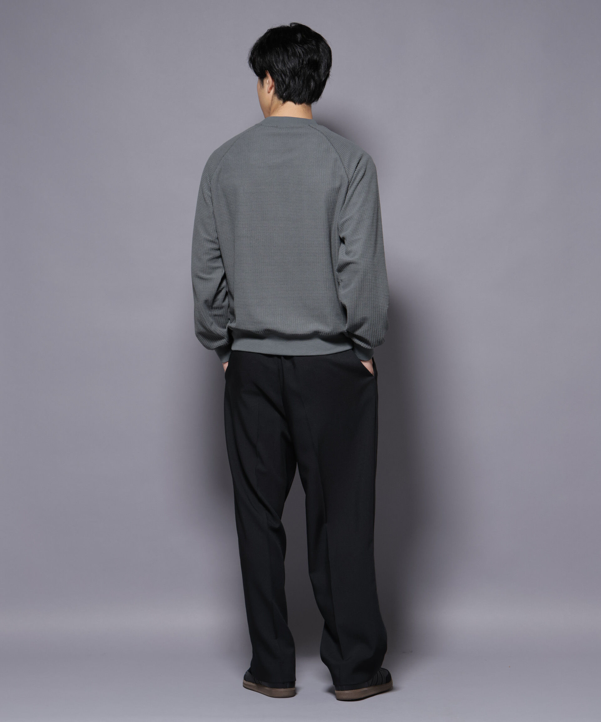 nano･universe「NORMANBROS別注 ワッフルフリース 長袖」|Tシャツ・カットソー|