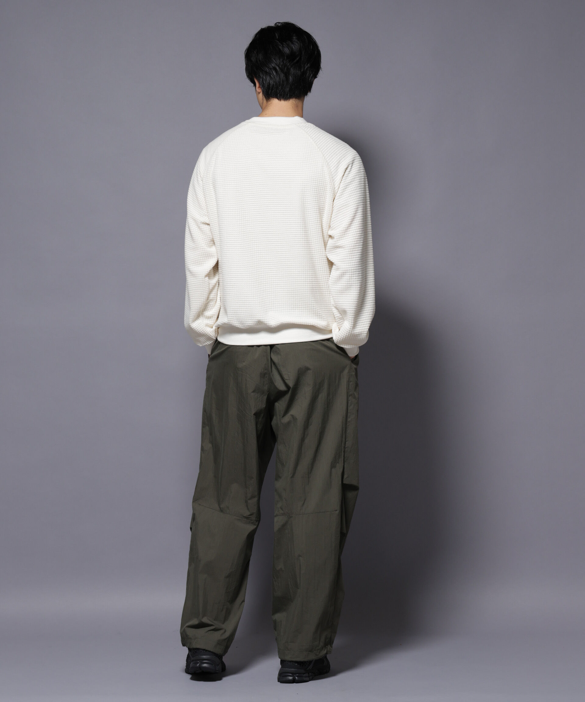 nano･universe「NORMANBROS別注 ワッフルフリース 長袖」|Tシャツ・カットソー|