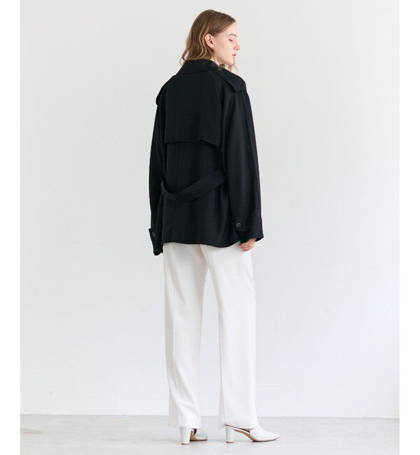 BEIGE,「VESZELYITE / ラップショートトレンチコート」|その他|