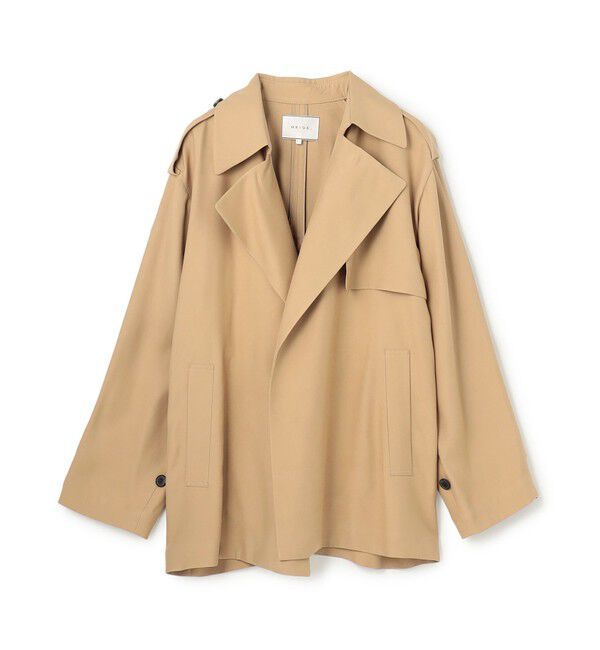 BEIGE,「VESZELYITE / ラップショートトレンチコート」|その他|