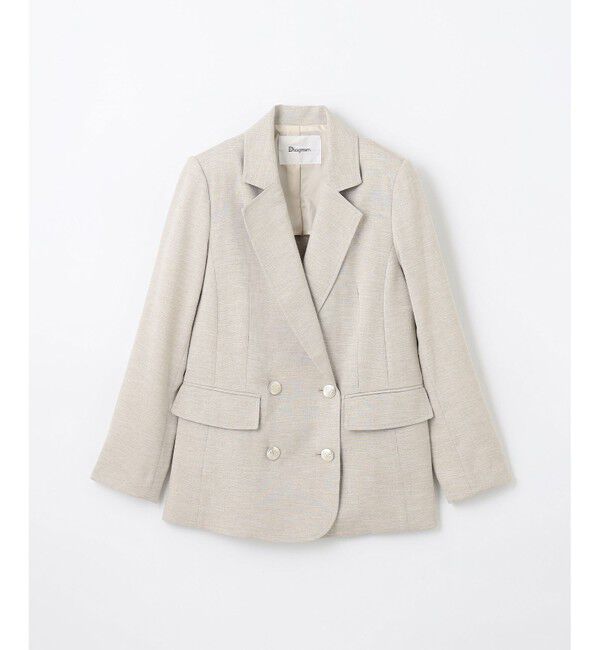 Diagram「麻調バックギャザージャケット」|テーラードジャケット|