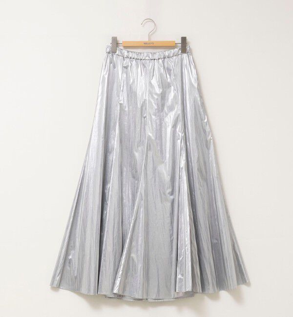 NOLLEY'S「45th limited editionウォッシャブルメタリックマチ入りマキシスカート」|スカート|