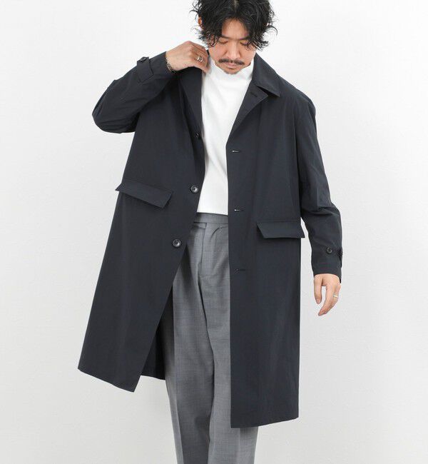 NOLLEY'S goodman「《ビジカジ対応》【ダントツ撥水】ステンカラーコート 26SS」|ステンカラーコート|