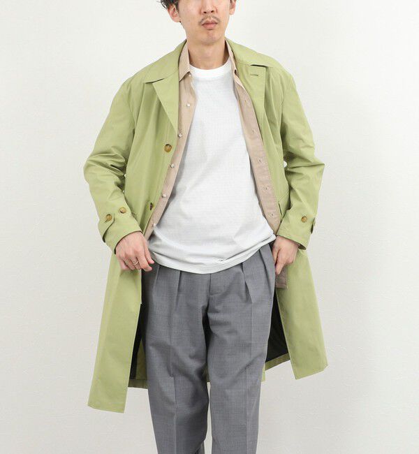 NOLLEY'S goodman「《ビジカジ対応》【ダントツ撥水】ステンカラーコート 26SS」|ステンカラーコート|
