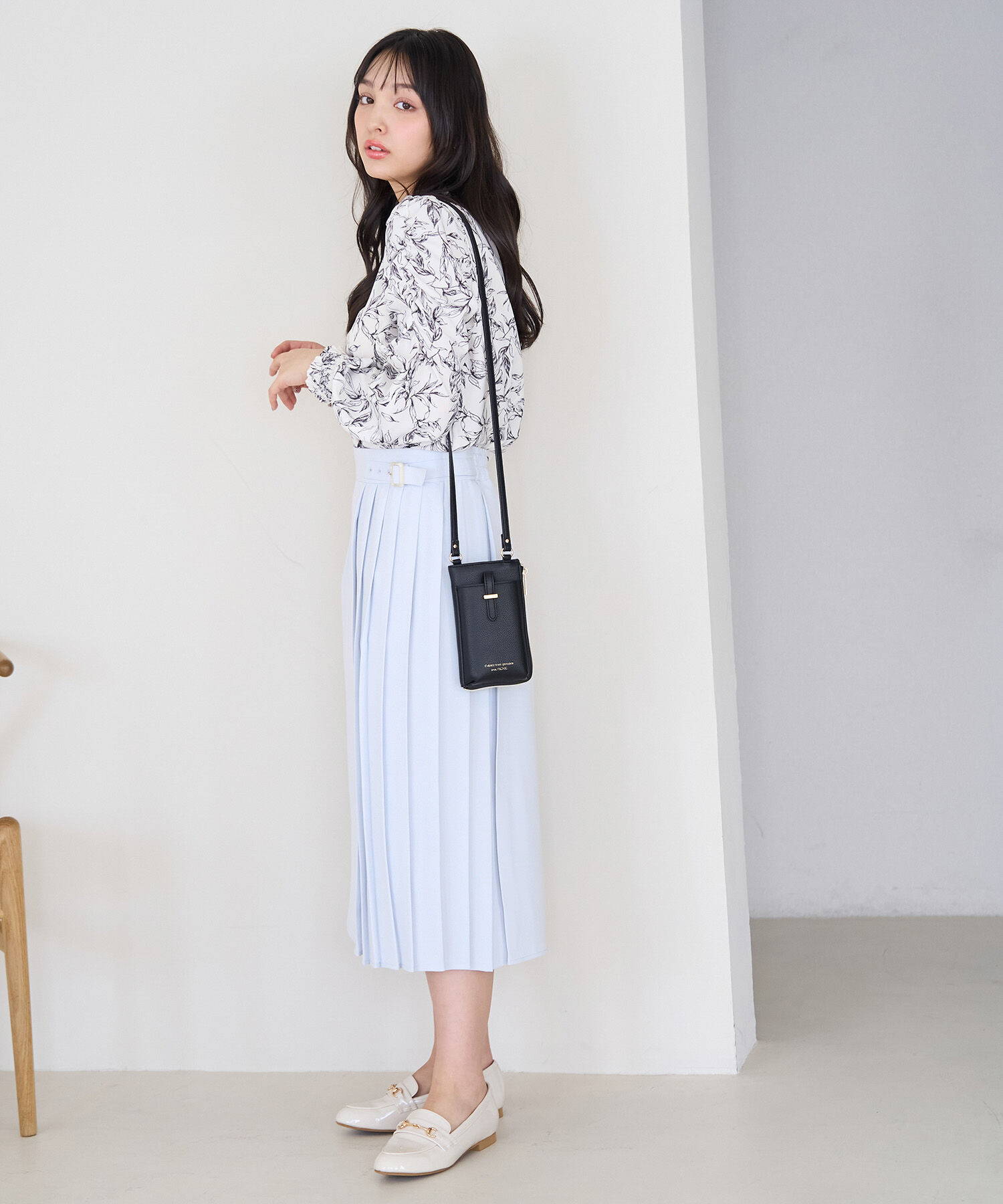 Rope&rsquo;Picnic「小柄さん向け/プリーツ切り替えスカート」|スカート|