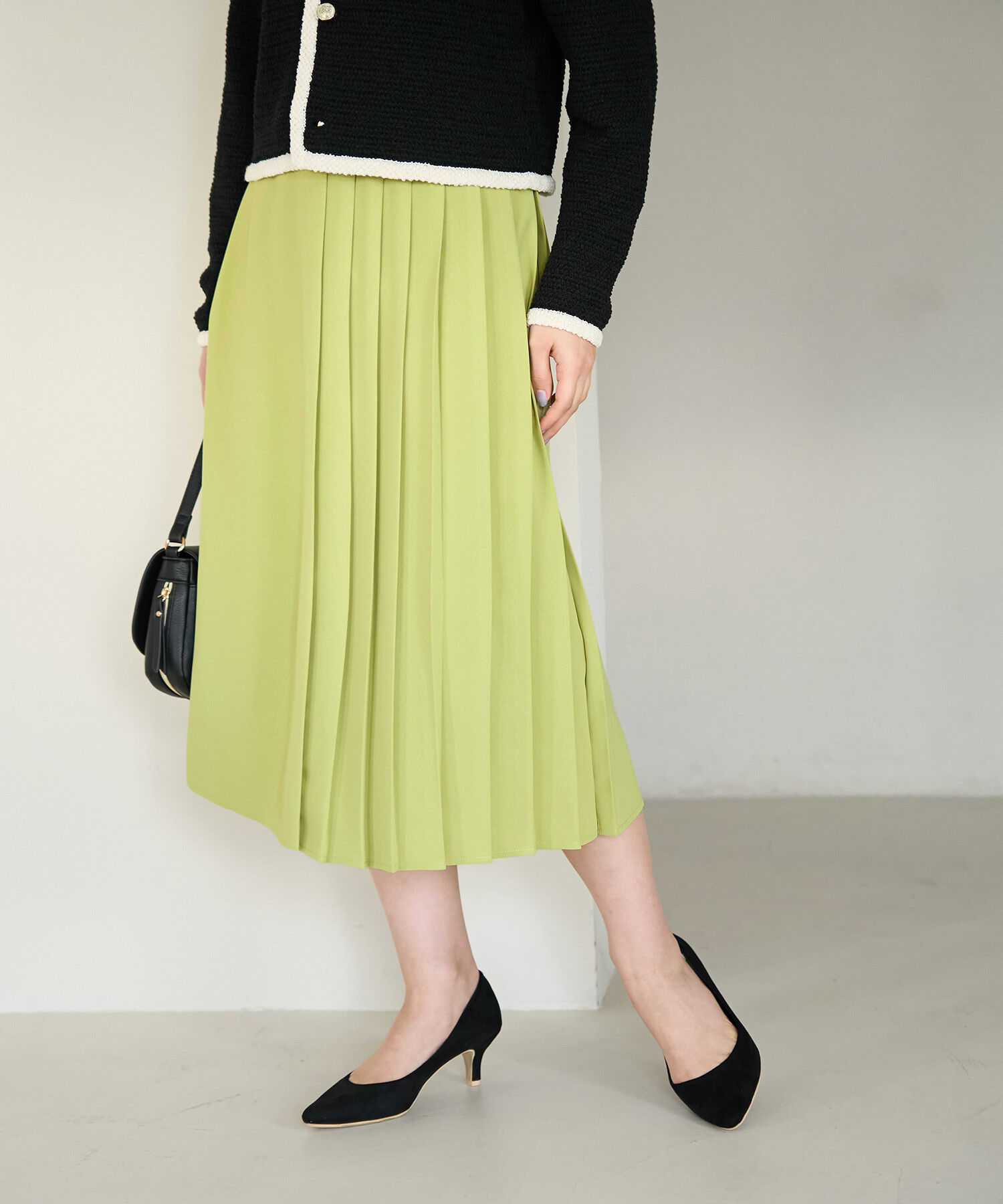 Rope&rsquo;Picnic「小柄さん向け/プリーツ切り替えスカート」|スカート|