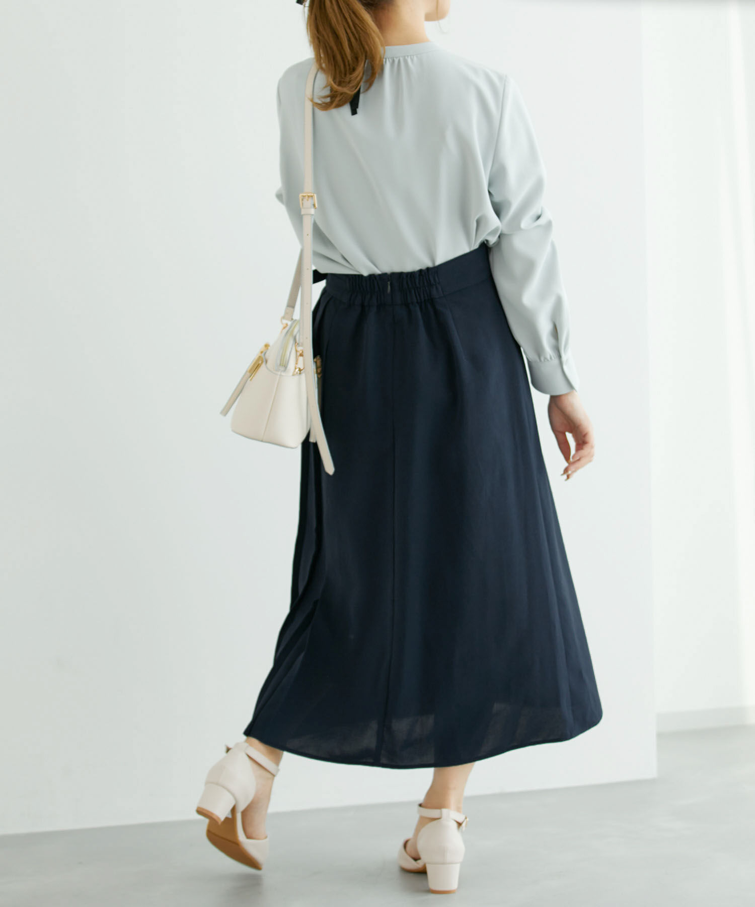 Rope&rsquo;Picnic「小柄さん向け/プリーツ切り替えスカート」|スカート|