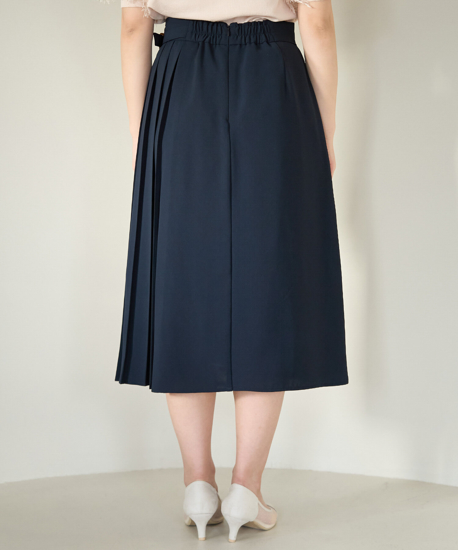 Rope&rsquo;Picnic「小柄さん向け/プリーツ切り替えスカート」|スカート|