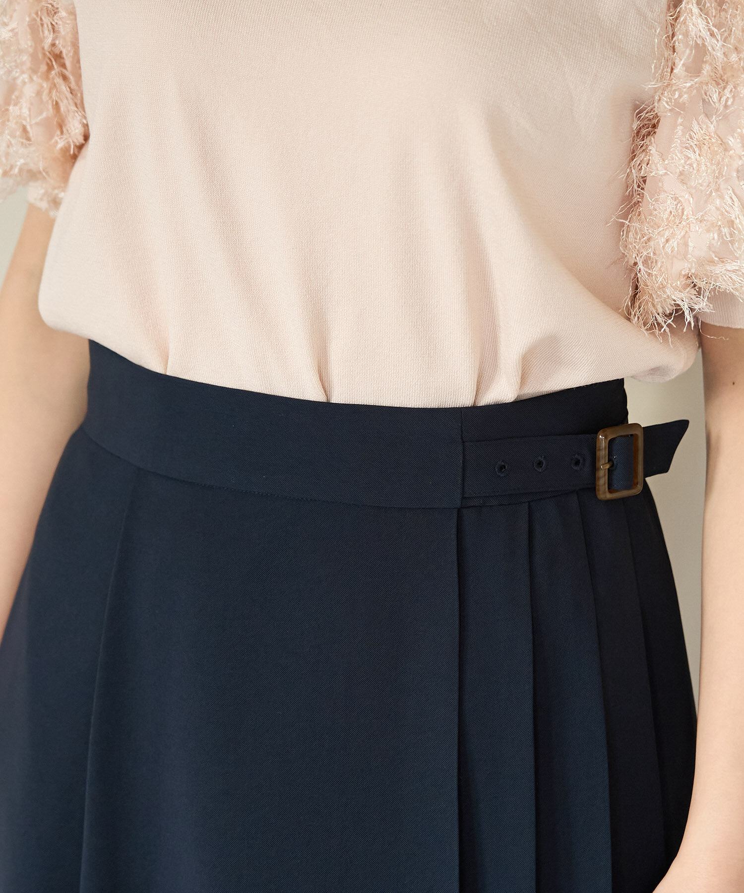 Rope&rsquo;Picnic「小柄さん向け/プリーツ切り替えスカート」|スカート|