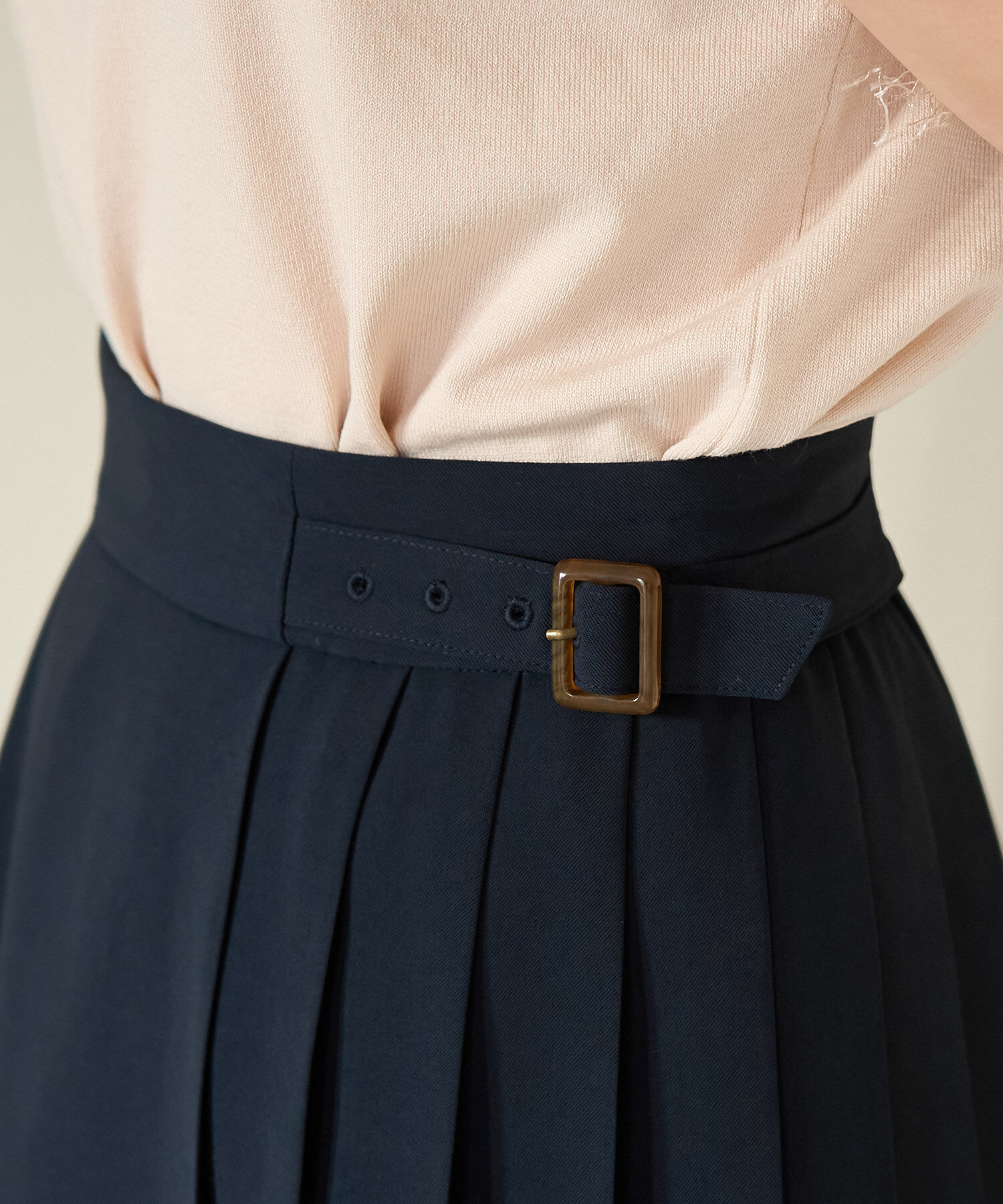 Rope&rsquo;Picnic「小柄さん向け/プリーツ切り替えスカート」|スカート|