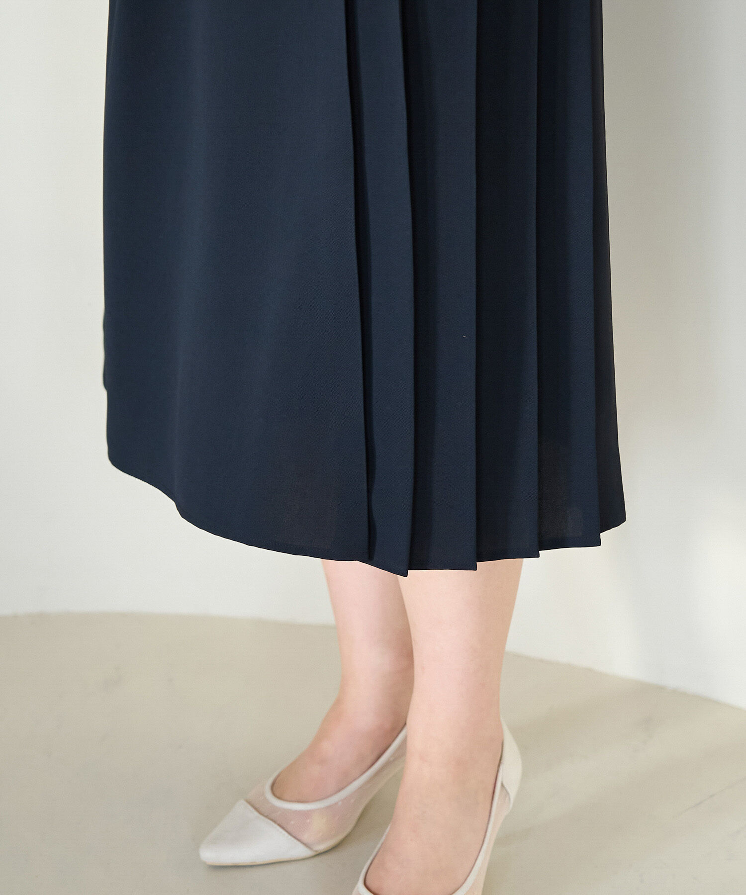 Rope&rsquo;Picnic「小柄さん向け/プリーツ切り替えスカート」|スカート|