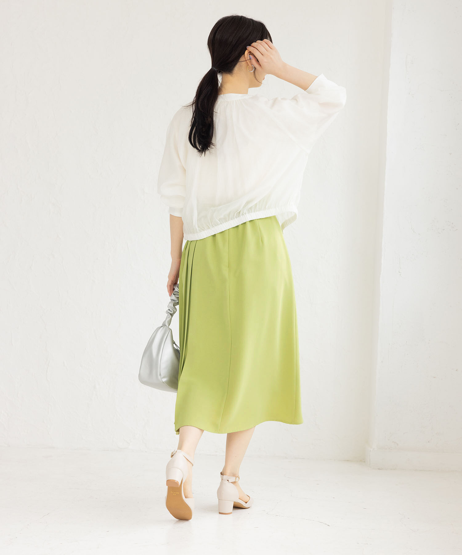 Rope&rsquo;Picnic「小柄さん向け/プリーツ切り替えスカート」|スカート|