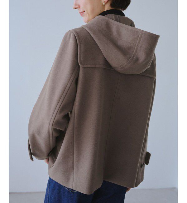 Rope&rsquo;Picnic「ジャージーメルトンシリーズ ファー付きショートダッフルコート/リンクコーデ」|ダッフルコート|