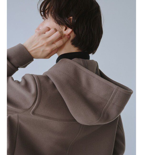 Rope&rsquo;Picnic「ジャージーメルトンシリーズ ファー付きショートダッフルコート/リンクコーデ」|ダッフルコート|