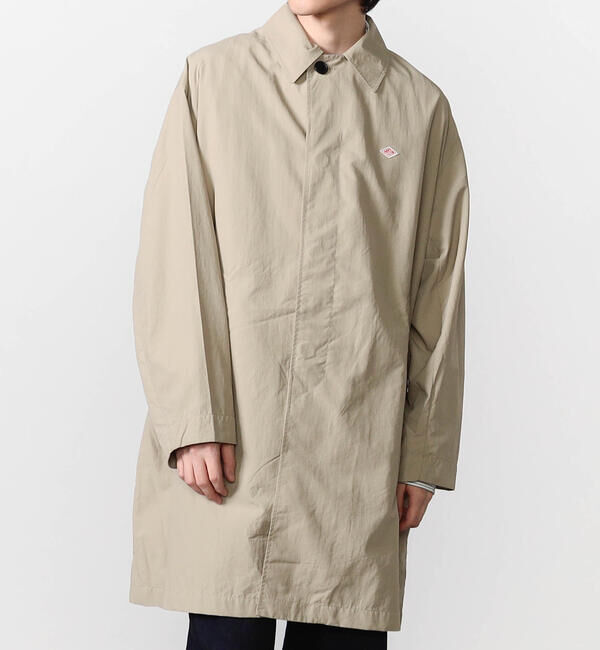 DANTON「DANTON | ナイロンタッサー ステンカラーコート MEN」|ダッフルコート|
