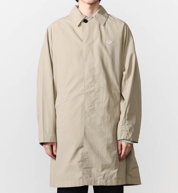 DANTON「DANTON | ナイロンタッサー ステンカラーコート MEN」|ダッフルコート|