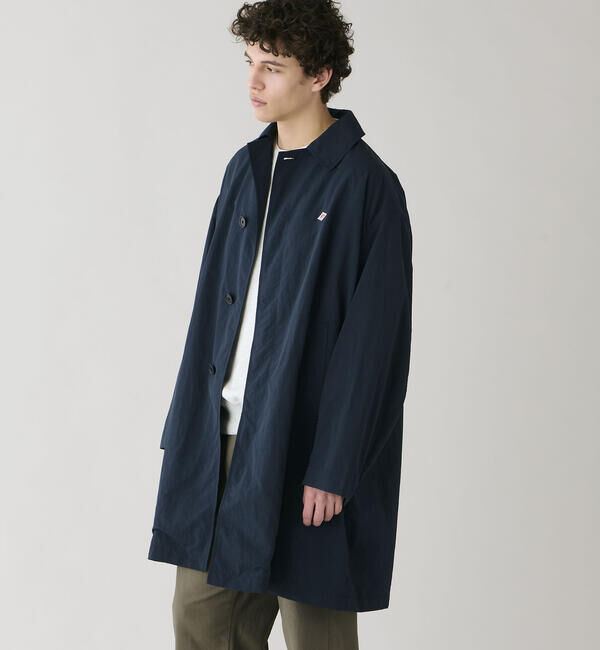 DANTON「DANTON | ナイロンタッサー ステンカラーコート MEN」|ダッフルコート|