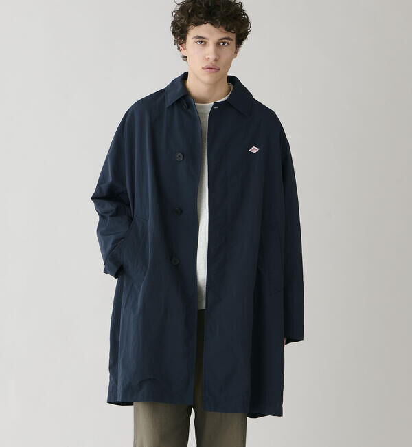 DANTON「DANTON | ナイロンタッサー ステンカラーコート MEN」|ダッフルコート|