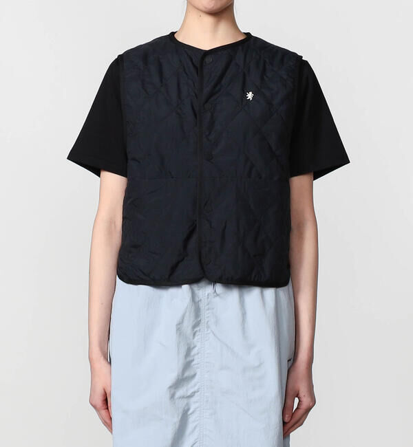 GYMPHLEX「Gymphlex | ナイロン キルティングショートベスト WOMEN」|その他|