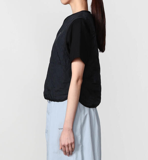 GYMPHLEX「Gymphlex | ナイロン キルティングショートベスト WOMEN」|その他|