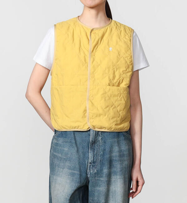 GYMPHLEX「Gymphlex | ナイロン キルティングショートベスト WOMEN」|その他|