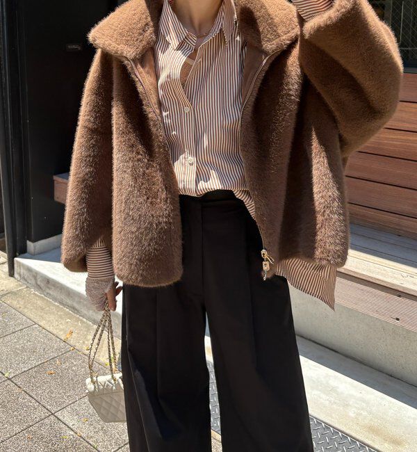  「フェイクファーリバーシブルコート」|その他|