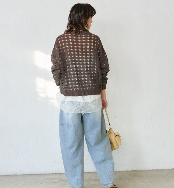  「【新色追加/鮮度抜群】レーストリムキャミソール」|シャツ・ブラウス|