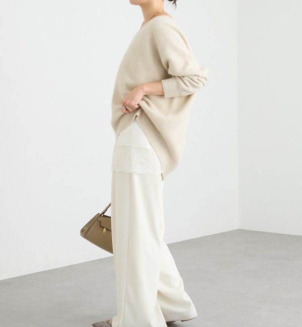  「【新色追加/鮮度抜群】レーストリムキャミソール」|シャツ・ブラウス|