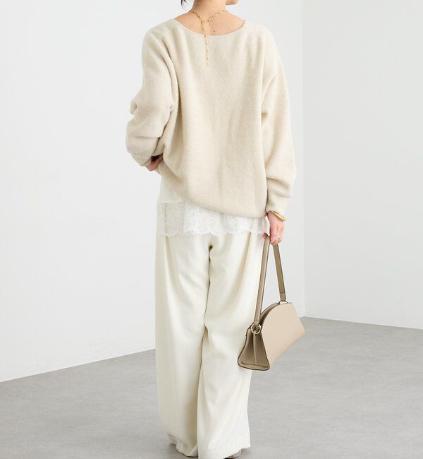  「【新色追加/鮮度抜群】レーストリムキャミソール」|シャツ・ブラウス|