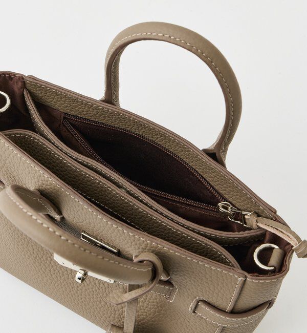  「【実用性抜群】ひねり金具ミニトートバッグ」|クラッチバッグ|