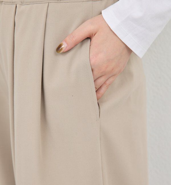  「【手洗い可】イージー2タックパンツ」|チノ|