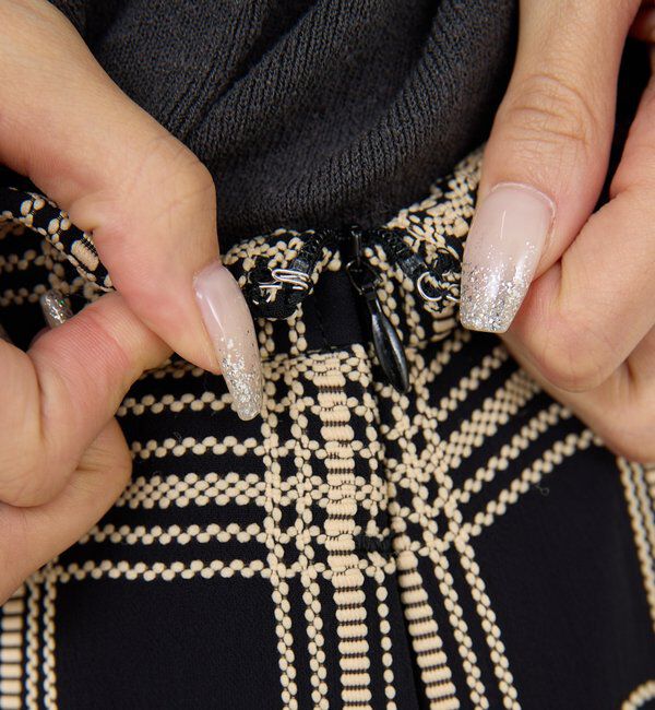  「ステッチチェックパンツ」|チノ|