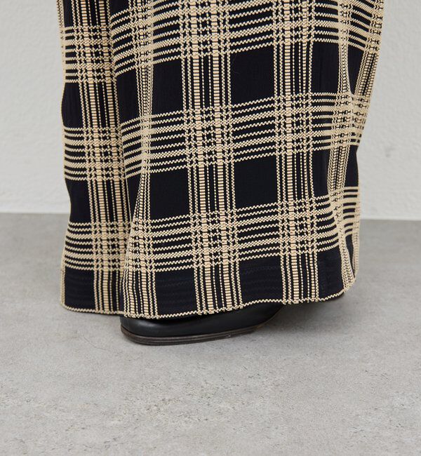  「ステッチチェックパンツ」|チノ|