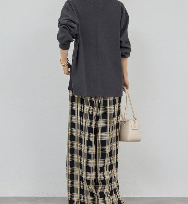  「ステッチチェックパンツ」|チノ|