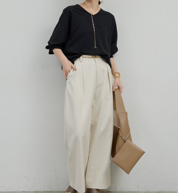  「Vネックプルオーバー」|シャツ・ブラウス|