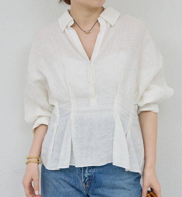  「【WEB限定】【大人気につきリバイバル】ウエストシェイプシャツ」|シャツ・ブラウス|