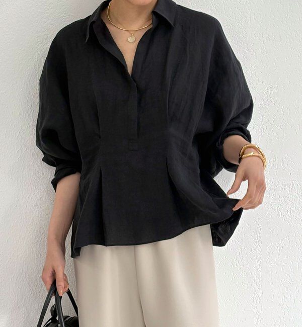  「【WEB限定】【大人気につきリバイバル】ウエストシェイプシャツ」|シャツ・ブラウス|