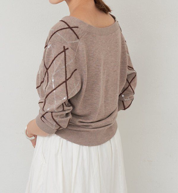  「アーガイルニットカーディガン」|カーディガン|