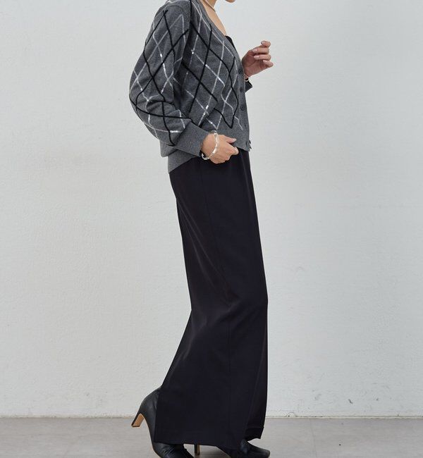  「アーガイルニットカーディガン」|カーディガン|