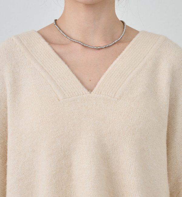  「【@kanako_ikiコラボカラー】【全骨格キレイ見え】ウェーブネックニット」|ニット・セーター|