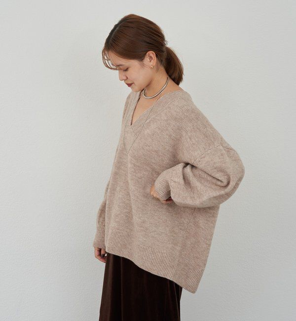  「【@kanako_ikiコラボカラー】【全骨格キレイ見え】ウェーブネックニット」|ニット・セーター|