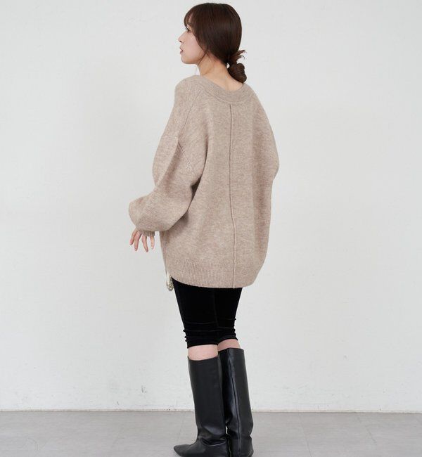  「【@kanako_ikiコラボカラー】【全骨格キレイ見え】ウェーブネックニット」|ニット・セーター|