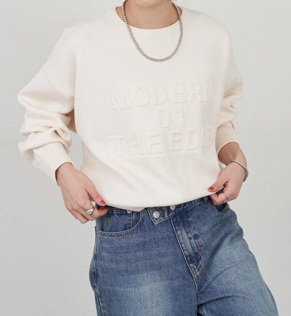  「エンボス加工ニット」|ニット・セーター|