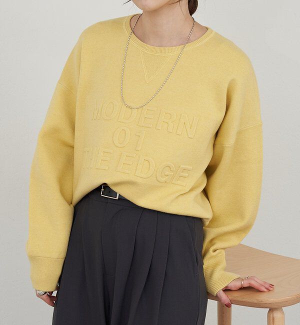  「エンボス加工ニット」|ニット・セーター|