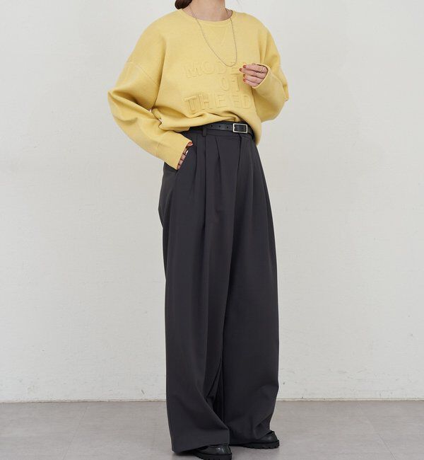  「エンボス加工ニット」|ニット・セーター|