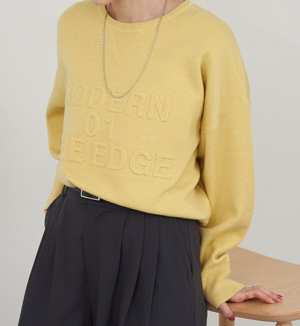  「エンボス加工ニット」|ニット・セーター|