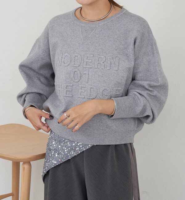  「エンボス加工ニット」|ニット・セーター|