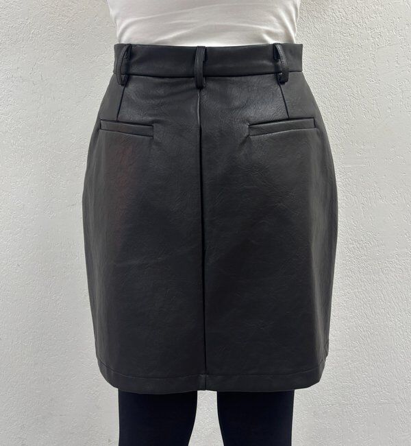  「レザーミニスカート」|スカート|