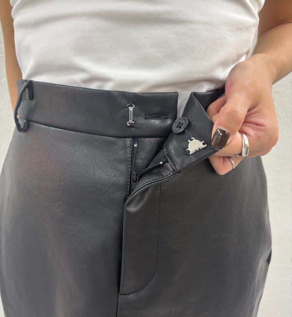  「レザーミニスカート」|スカート|