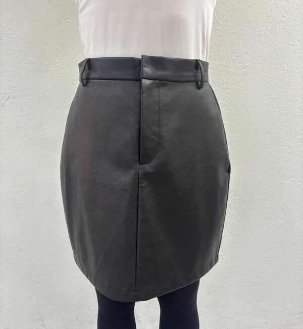  「レザーミニスカート」|スカート|